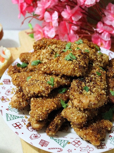 Куриные аростичини с соленым арахисом - фото шага 4
