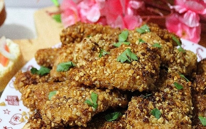 Куриные аростичини с соленым арахисом