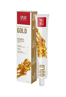 Зубная паста SPLAT Special GOLD c золотом и алмазной пудрой