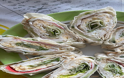 Закуска из лаваша