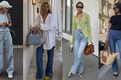 С чем носить широкие джинсы: 10 образов, актуальных в 2022 году