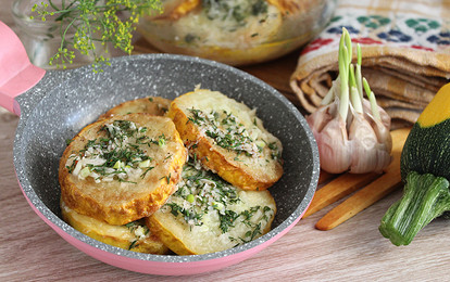 Жареные кабачки по-летнему