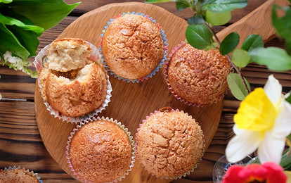 Кексы на остатках закваски Левито мадре