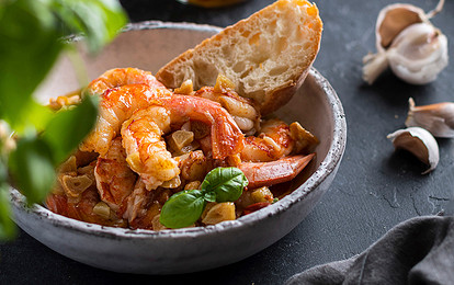 Креветки в соусе пиль-пиль