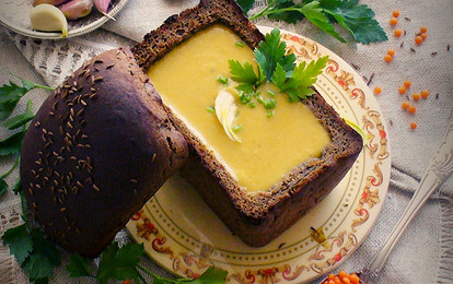 Чечевичный суп-пюре в 