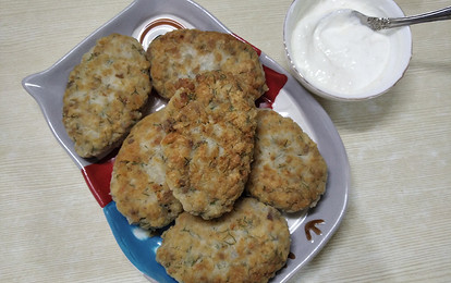 Рыбные котлеты в восточном стиле