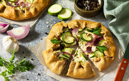 Галета на творожном тесте с цукини