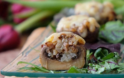 Фаршированные шампиньоны