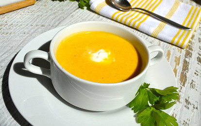 Нежный тыквенный крем-суп