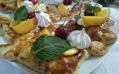 Даниш с ягодами