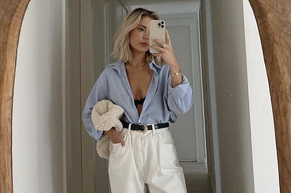 Рубашка бойфренда: 8 стильных примеров, как ее носить