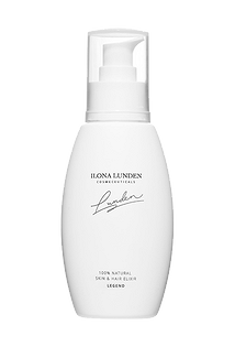 100% натуральный эликсир ILONA LUNDEN — гармоничный коктейль из 12 масел, который позволяет ухаживать за волосами, кожей лица и тела