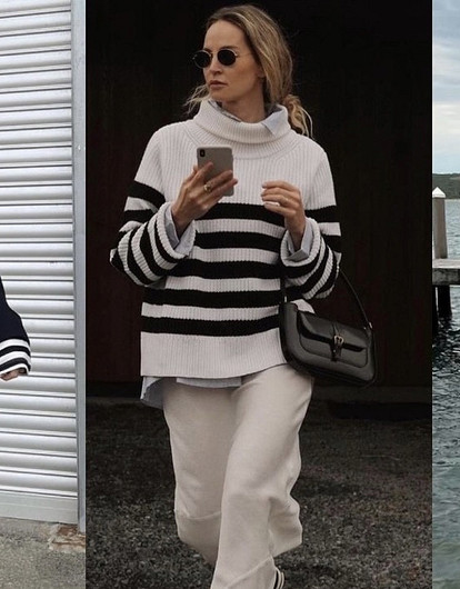 8 оригинальных образов с тельняшкой, которые тебе захочется повторить