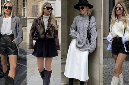 Как носить высокие сапоги этой осенью: 5 актуальных вариантов