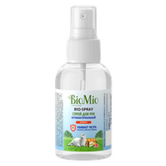 BIO-SPRAY с содержанием этилового спирта убивает до 99,9% вирусов, бактерий и грибков. Формула с добавлением эфирного масла грейпфрута и Д-пантенола (витамина В5) смягчает кожу рук. Спрей...