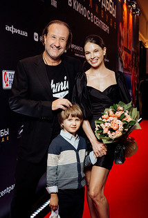 Марюс Вайсберг и Наталья Бардо с сыном Эриком