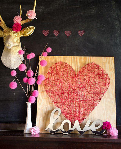 10 красивых идей декора в День святого Валентина