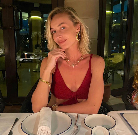 Полина Гагарина впервые вышла в свет с новым возлюбленным