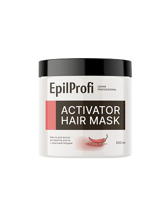 Маска для волос активатор роста EpilProfi с красным перцем способствует росту здоровых и сильных волос, сокращает их выпадение. Экстракт красного перца с разогревающим эффектом стимулируе...
