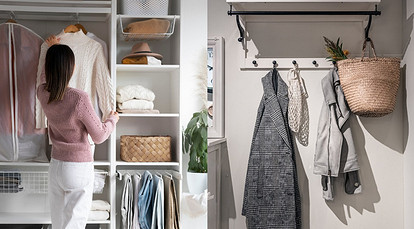 Гардеробная комната своими руками: как обустроить помещение для хранения одежды в обычной квартире?