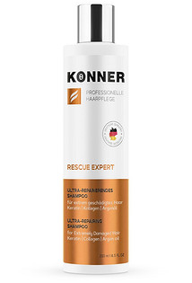 Восстанавливающий шампунь для окрашенных волос RESCUE EXPERT, KÖNNER