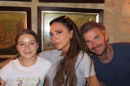 12-летняя дочь Виктории и Дэвида Бекхэма набила татуировку