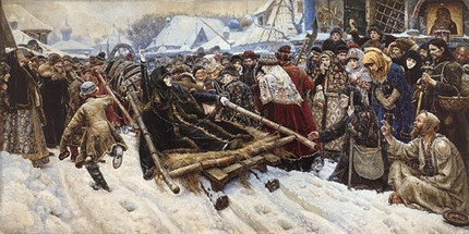 В. И. Суриков. Боярыня Морозова. 1887 г. ГТГ