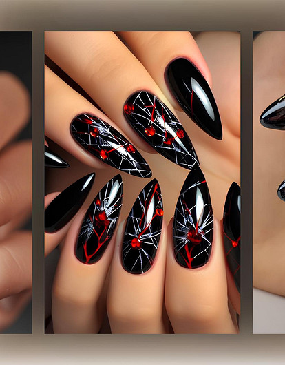 Черный маникюр: 60+ эффектных вариантов с Pinterest, чтобы показать мастеру