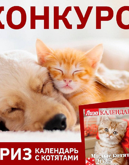 Конкурс! Выиграй календарь от «Лизы»