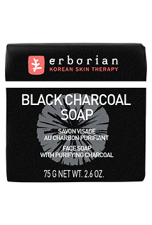 Черное твердое мыло для лица с углем, Erborian