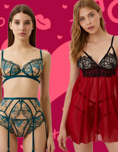 Боди, стрепы и кружева: модное нижнее белье для свидания с продолжением