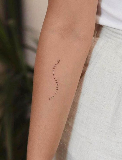 Татуировки надписи французском - фото тату для девушек и мужчин, значения и перевод
