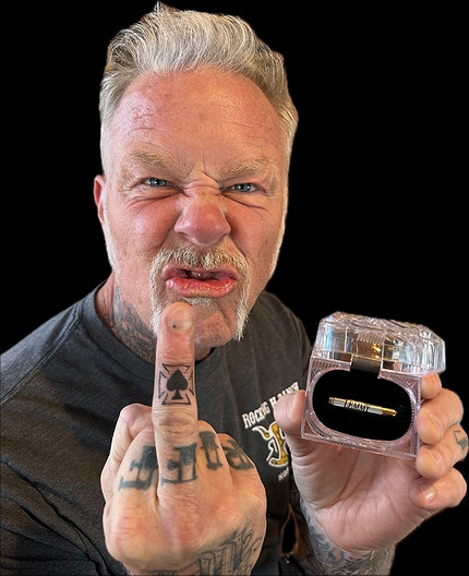Лидер группы Metallica Джеймс Хетфилд сделал татуировку из праха лидера группы Motorhead