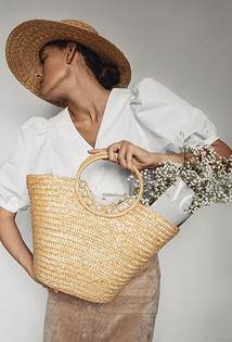 Плетеные соломенные сумки: выбираем и стилизуем хит лета 2024