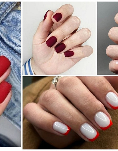 Классика по-новому: 17 необычных идей маникюра с красным лаком