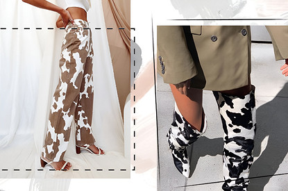 Принт коровка: как носить и с чем сочетать осеннюю альтернативу леопарду