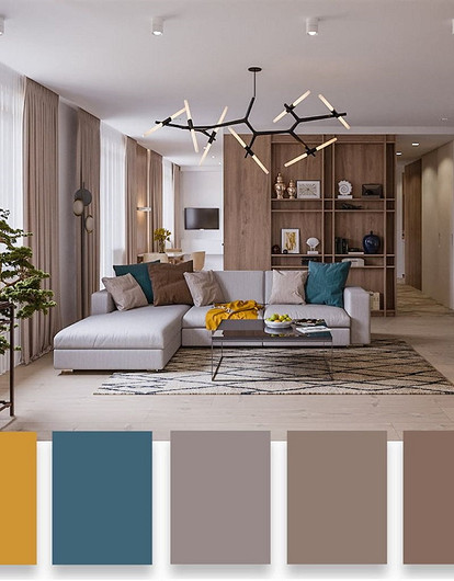 Модные цвета в интерьере 2025: трендовая палитра и идеи сочетаний