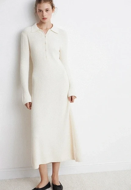 Как носить платье-свитер, чтобы оно выглядело современно