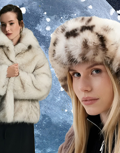 Белая шубка + алый платок: собираем классные образы в стиле Slavic Girl