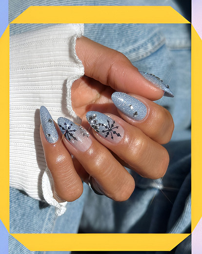 Зимний маникюр 2026: горячий шоколад, морозные узоры и праздничный блеск