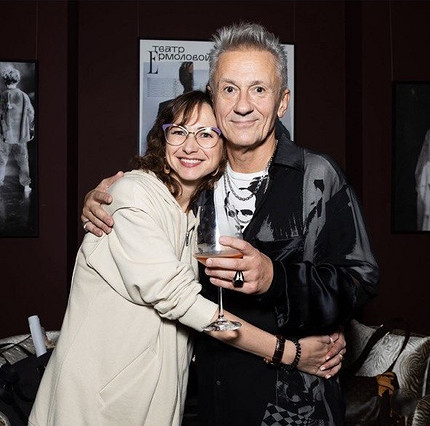 Олег Меньшиков с Анастасией Черновой