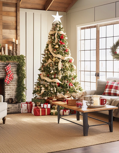 Как украсить дом на Новый 2026 год: идеи декора с фото