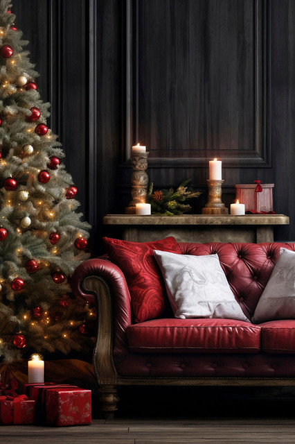 Как украсить дом на Новый 2026 год: идеи декора с фото