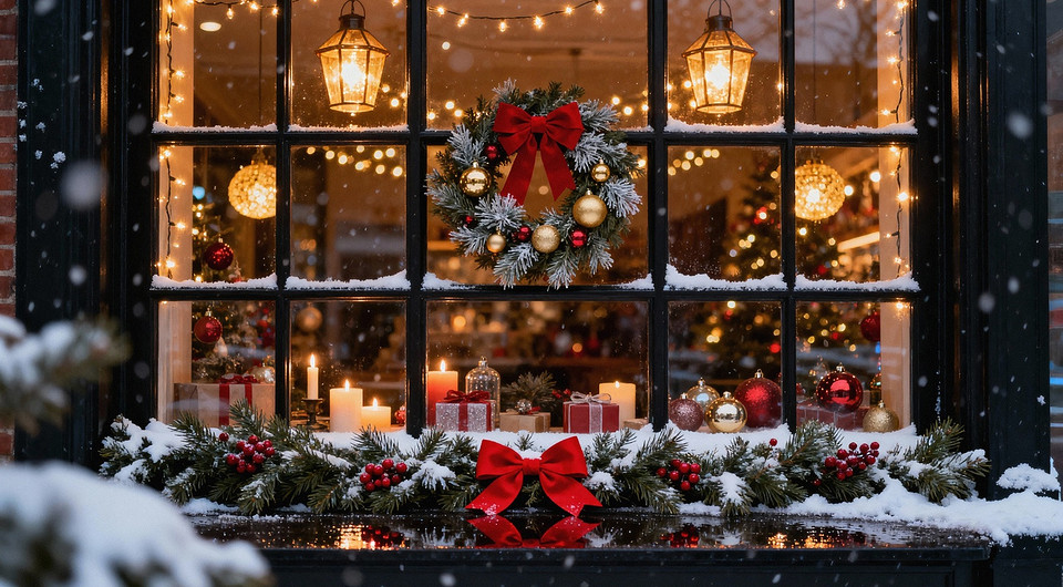 Как украсить окна на Новый 2026 год: лучшие идеи декора