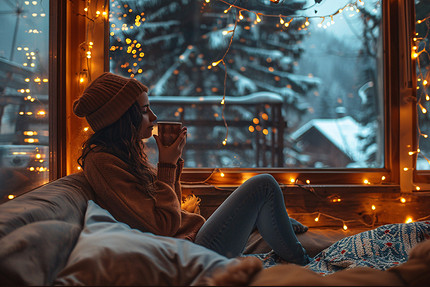 Как украсить окна на Новый 2026 год: лучшие идеи декора