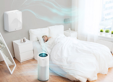 Бризер TION 4S в сочетании с увлажнителем TION Iris позволит качественно выспаться и весь день чувствовать себя полным сил