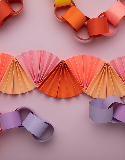 Как сделать гирлянду из бумаги: красивые идеи декора и пошаговая инструкция