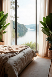 Шторы в спальню 2026: трендовые идеи и оттенки