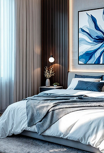 Шторы в спальню 2026: трендовые идеи и оттенки