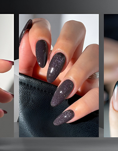 Черный маникюр 2026: классные идеи по временам года